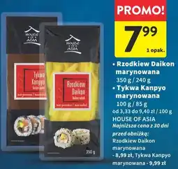 Intermarche Rzodkiew Daikon marynowana / Tykwa Kanpyo marynowana HOUSE OF ASIA oferta