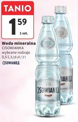 Intermarche Woda mineralna CISOWIANKA wybrane rodzaje oferta