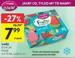 Intermarche Lody O LA LA! Frutti oferta
