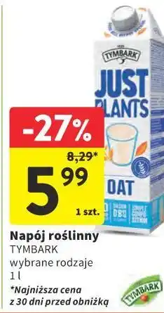 Intermarche Napój roślinny Tymbark oferta