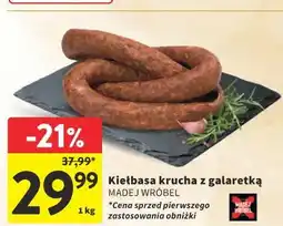 Intermarche Kiełbasa krucha z galaretką MADEJ WRÓBEL oferta