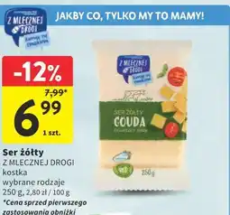Intermarche Ser żółty Z MLECZNEJ DROGI kostka oferta