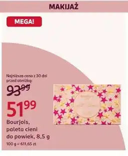Rossmann Bourjois, paleta cieni do powiek oferta