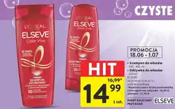 Intermarche Szampon lub odżywka do włosów L'Oréal Elseve oferta