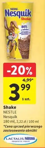 Intermarche Shake NESTLE Nesquik oferta