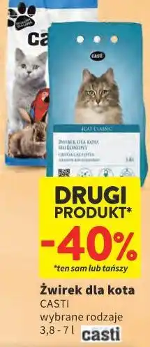 Intermarche Żwirek dla kota Casti oferta