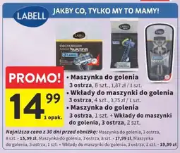 Intermarche Maszynka do golenia lub wkłady Labell oferta