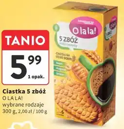 Intermarche Ciastka 5 zbóż O la la! oferta