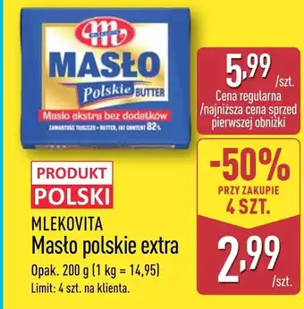 ALDI Masło Mlekovita oferta