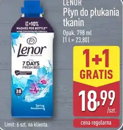 ALDI Płyn do płukania tkanin Lenor oferta