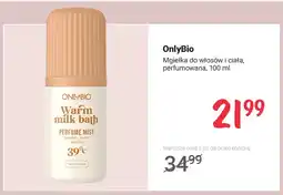 Rossmann Mgiełka do włosów i ciała OnlyBio Warm Milk Bath oferta