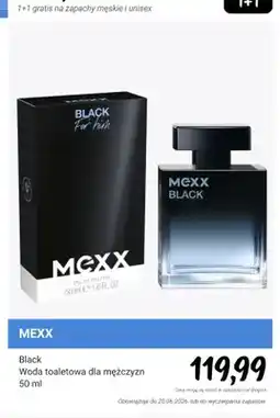 Rossmann Woda toaletowa dla mężczyzn Mexx Black oferta