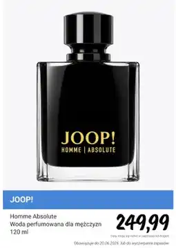 Rossmann Woda perfumowana dla mężczyzn JOOP! Homme Absolute oferta