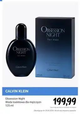Rossmann Woda toaletowa dla mężczyzn Calvin Klein Obsession Night oferta