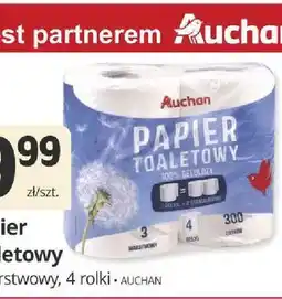 Marketvita Papier toaletowy Auchan 3-warstwowy oferta