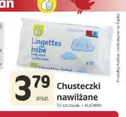 Marketvita Chusteczki nawilżane dla dzieci Auchan oferta
