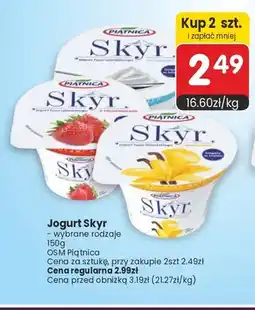Market Point Jogurt Skyr naturalny Piątnica oferta