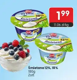 Market Point Śmietana 12% Zott Primo oferta