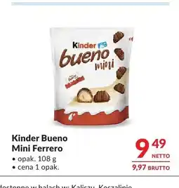 Makro Wafelki Kinder Bueno Mini Ferrero oferta