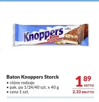Makro Baton Knoppers Storck oferta