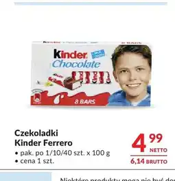 Makro Czekoladki Kinder Ferrero oferta