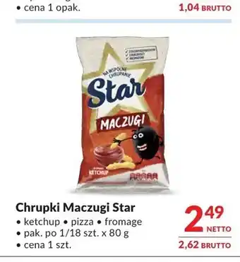 Makro Chrupki Maczugi Star ketchup oferta