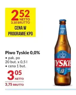 Makro Piwo bezalkoholowe Tyskie 20-pak oferta
