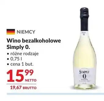 Makro Wino bezalkoholowe Simply 0 oferta