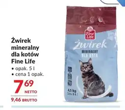 Makro Żwirek mineralny dla kotów Fine Life oferta
