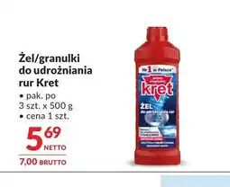 Makro Żel do udrożniania rur Kret oferta