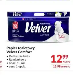 Makro Papier toaletowy Velvet Comfort Rumiankowy 10-pak oferta
