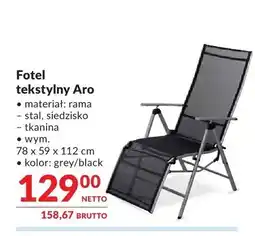 Makro Fotel tekstylny Aro oferta