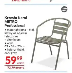Makro Krzesło Narni METRO Professional oferta