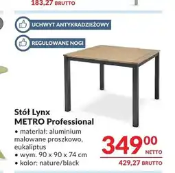 Makro Stół Lynx METRO Professional oferta