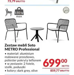 Makro Zestaw mebli Soto METRO Professional oferta