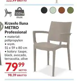 Makro Krzesło Iluna METRO Professional oferta