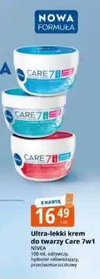 E.Leclerc Ultra-lekki krem do twarzy Nivea Care 7w1 odżywczy oferta