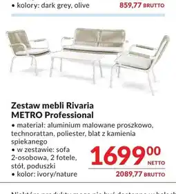 Makro Zestaw mebli Rivaria METRO Professional oferta