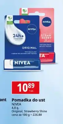 E.Leclerc Pomadka do ust Nivea Strawberry Shine oferta
