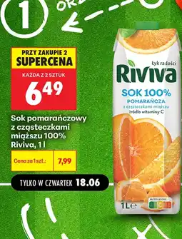 Biedronka Sok Riviva oferta