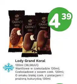 Limonka Lody czekoladowe z sosem czekoladowym Grand Koral oferta