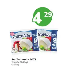 Limonka Ser mozzarella Zottarella Zott Classic oferta