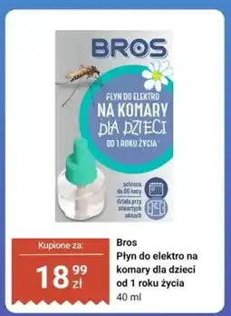 Dino Płyn do elektro na komary dla dzieci od 1 roku życia Bros oferta