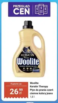 Dino Płyn do prania czerń ciemne kolory jeans Woolite Keratin Therapy oferta