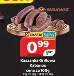 Delfin Kaszanka grillowa Kabanos oferta