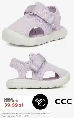 CCC Sandały dziecięce Sprandi Light Cute oferta