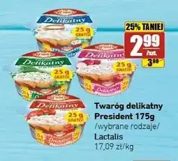 API MARKET Twaróg delikatny President z czosnkiem oferta