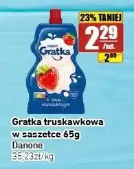 API MARKET Gratka truskawkowa w saszetce Danone oferta