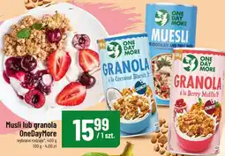 Polomarket Musli lub granola OneDayMore oferta