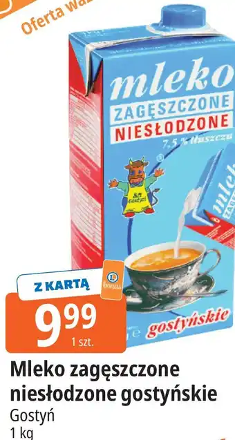 Gostyń Mleko zagęszczone niesłodzone gostyńskie